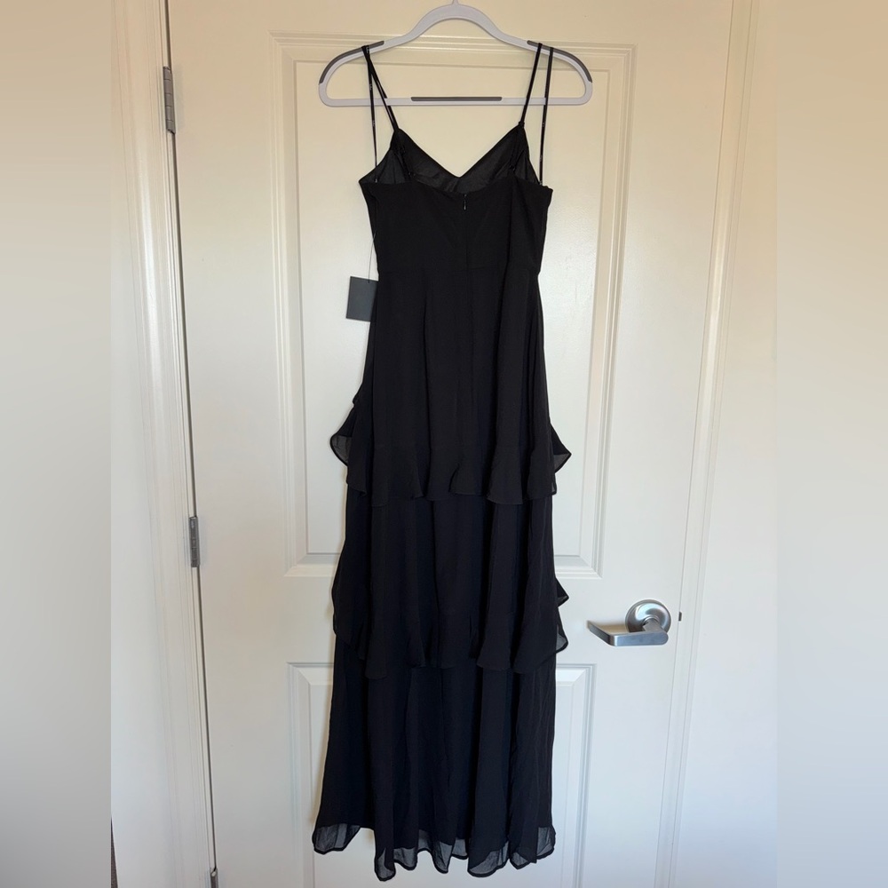 NWT Lulus Ruffle Maxi Dress - Picture 7 of 8